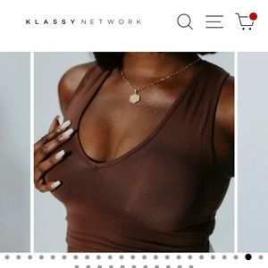 Klassy Network Brami Bodysuit and Crop Top